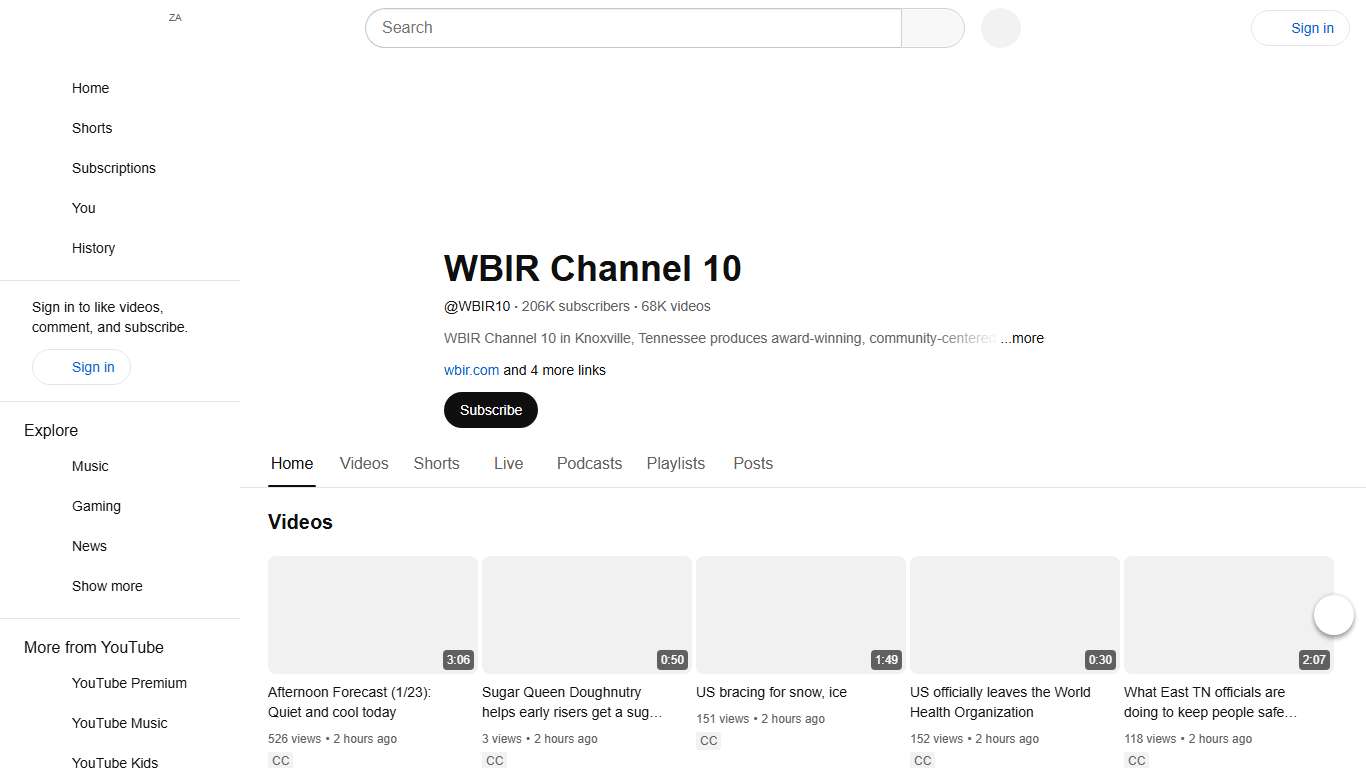 WBIR Channel 10 - YouTube